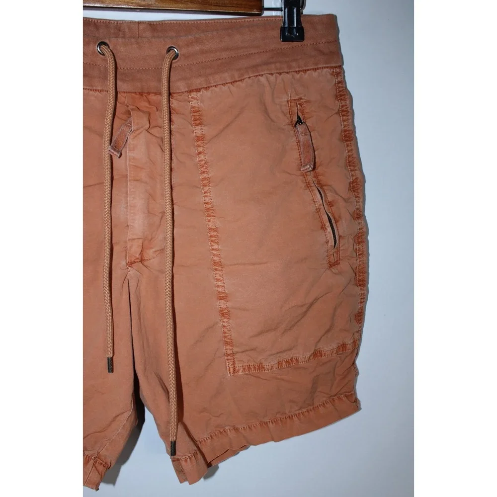 James Perse Men's Size 0/XS Orange Zipper Pocket Shorts - Picture 3 of 8